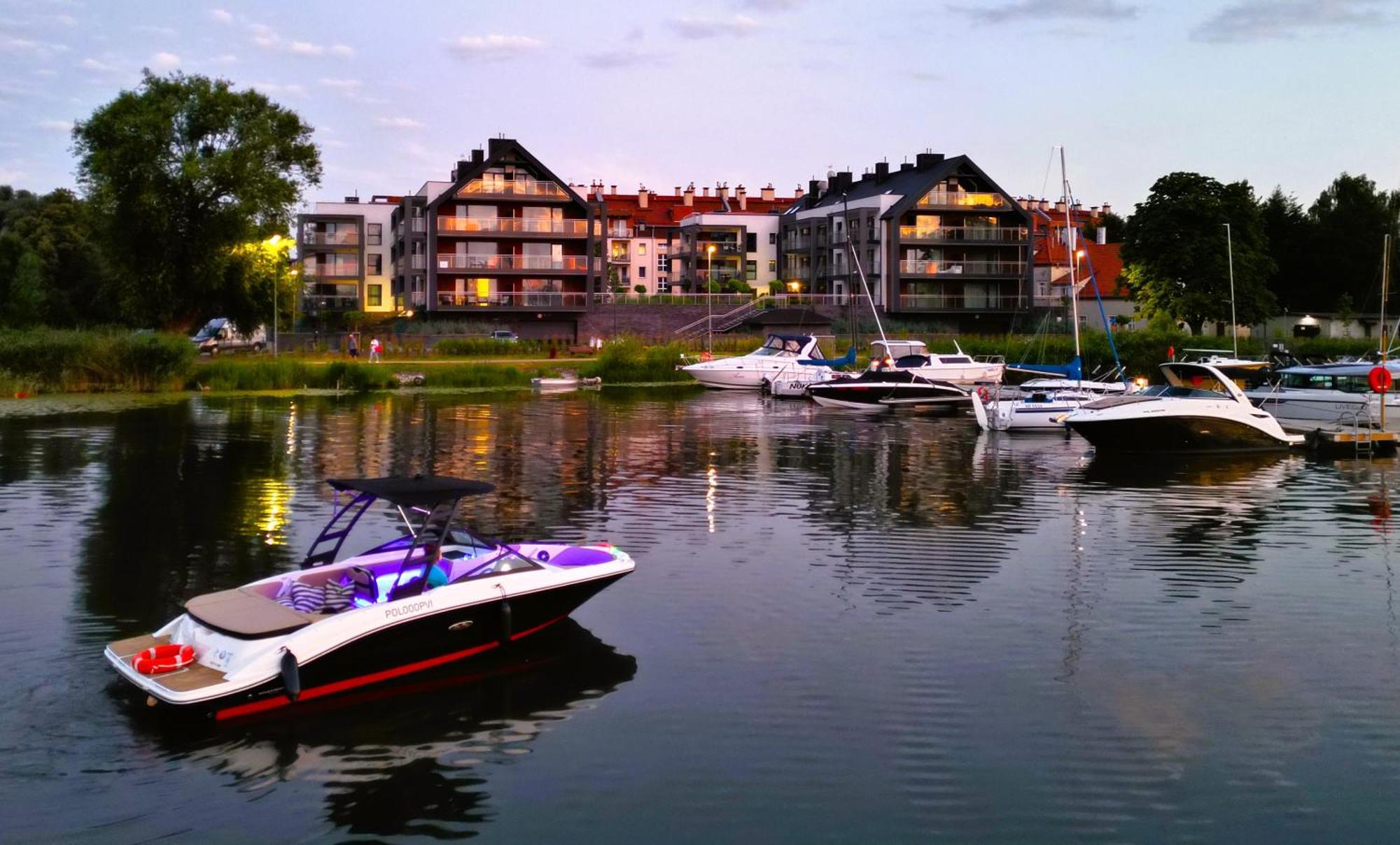 Marina Ostroda III - Widok Na Jezioro, Podziemny Garaz, Winda, Klimatyzacja, Wanna I Prysznic, 2 Lazienki, Lux Exterior photo